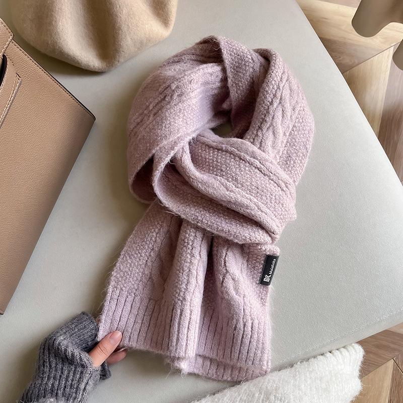 Women s Korean Soft Knit Wool Scarf - Warm, Thick Coffee Color for Autumn/Winter - Ideal for Students and Couples. розовый/фиолетовый
Women s Korean Soft Knit Wool Scarf - Warm, Thick Coffee Color for Autumn/Winter - Ideal for Students and Couples. розовый/фиолетовый