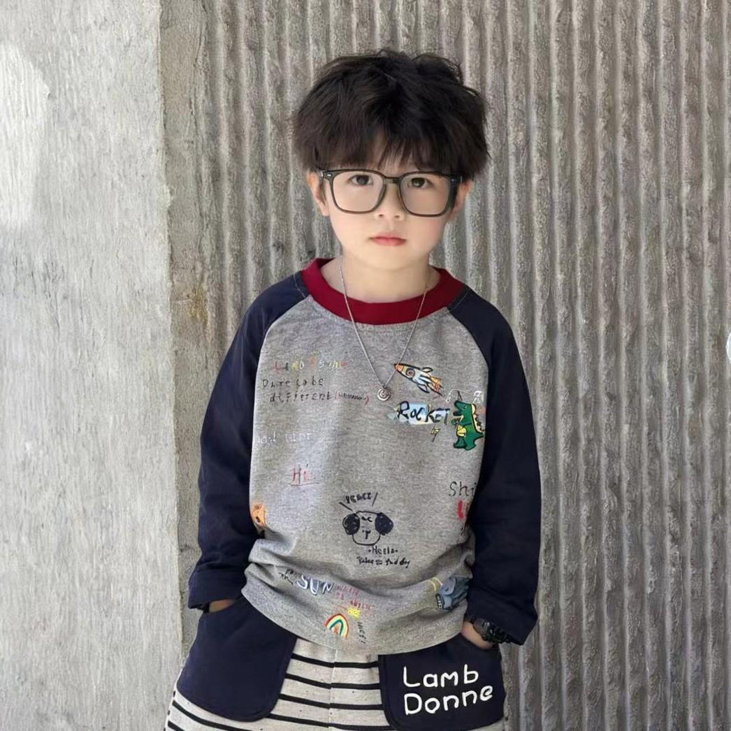 Boys Cartoon Round Neck Long-Sleeve T-shirt - 2026 Spring Arrival Size 100cm
Boys Cartoon Round Neck Long-Sleeve T-shirt - 2026 Spring Arrival Size 100cm