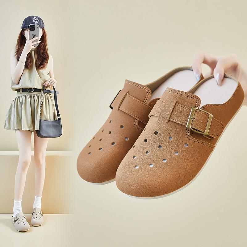 Новая летняя обувь Birkenstock в корейском стиле, женская студенческая, для ленивых людей, педали, полуподдержка, повседневная уличная съемка 35
Новая летняя обувь Birkenstock в корейском стиле, женская студенческая, для ленивых людей, педали, полуподдержка, повседневная уличная съемка 35