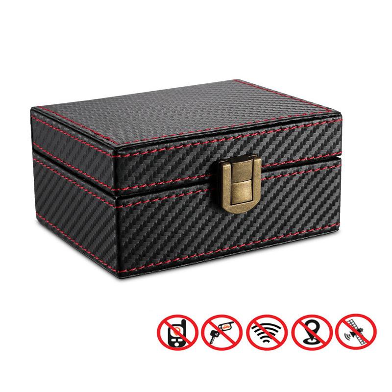 ZD-1021 11.5 x 9 x 6.2cm RFID Blocking Phone Case Carbon Fiber Signal Shielding Storage Box for Car Keys Type A
ZD-1021 11.5 x 9 x 6.2cm RFID Blocking Phone Case Carbon Fiber Signal Shielding Storage Box for Car Keys Type A