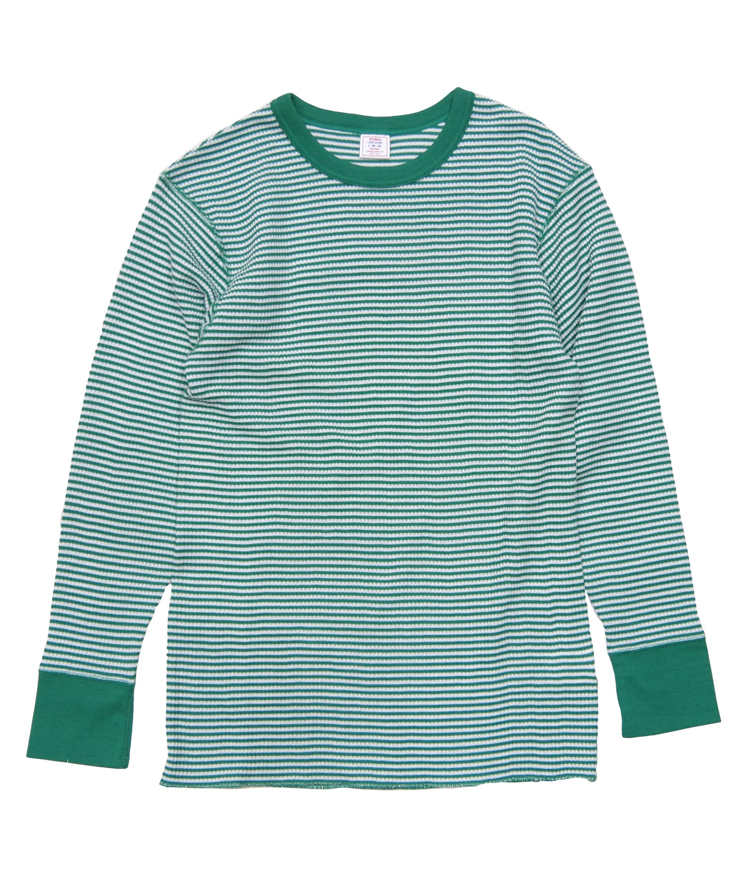 J.E. Morgan Waffle Border Long Sleeve Crew T-Shirt (Pack) Green x White
J.E. Morgan Waffle Border Long Sleeve Crew T-Shirt (Pack) Green x White