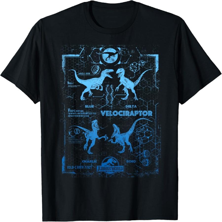 Jurassic World Velociraptor DNA Chart T-Shirt XXXXXL чорний
Jurassic World Velociraptor DNA Chart T-Shirt XXXXXL чорний