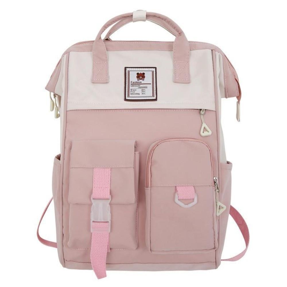 Повседневный нейлоновый рюкзак в корейском стиле, водоотталкивающий, женская школьная сумка для путешествий розовый
Повседневный нейлоновый рюкзак в корейском стиле, водоотталкивающий, женская школьная сумка для путешествий розовый