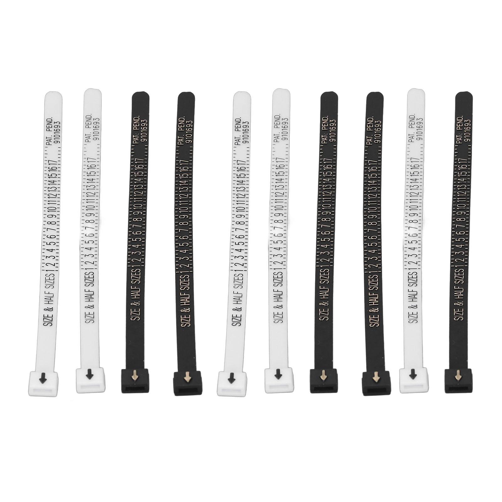 10 Pcs Ring Sizer Accurate Clear Printing Lightweight Portable Finger Ring Sizer Rings Jewelry
10 Pcs Ring Sizer Accurate Clear Printing Lightweight Portable Finger Ring Sizer Rings Jewelry