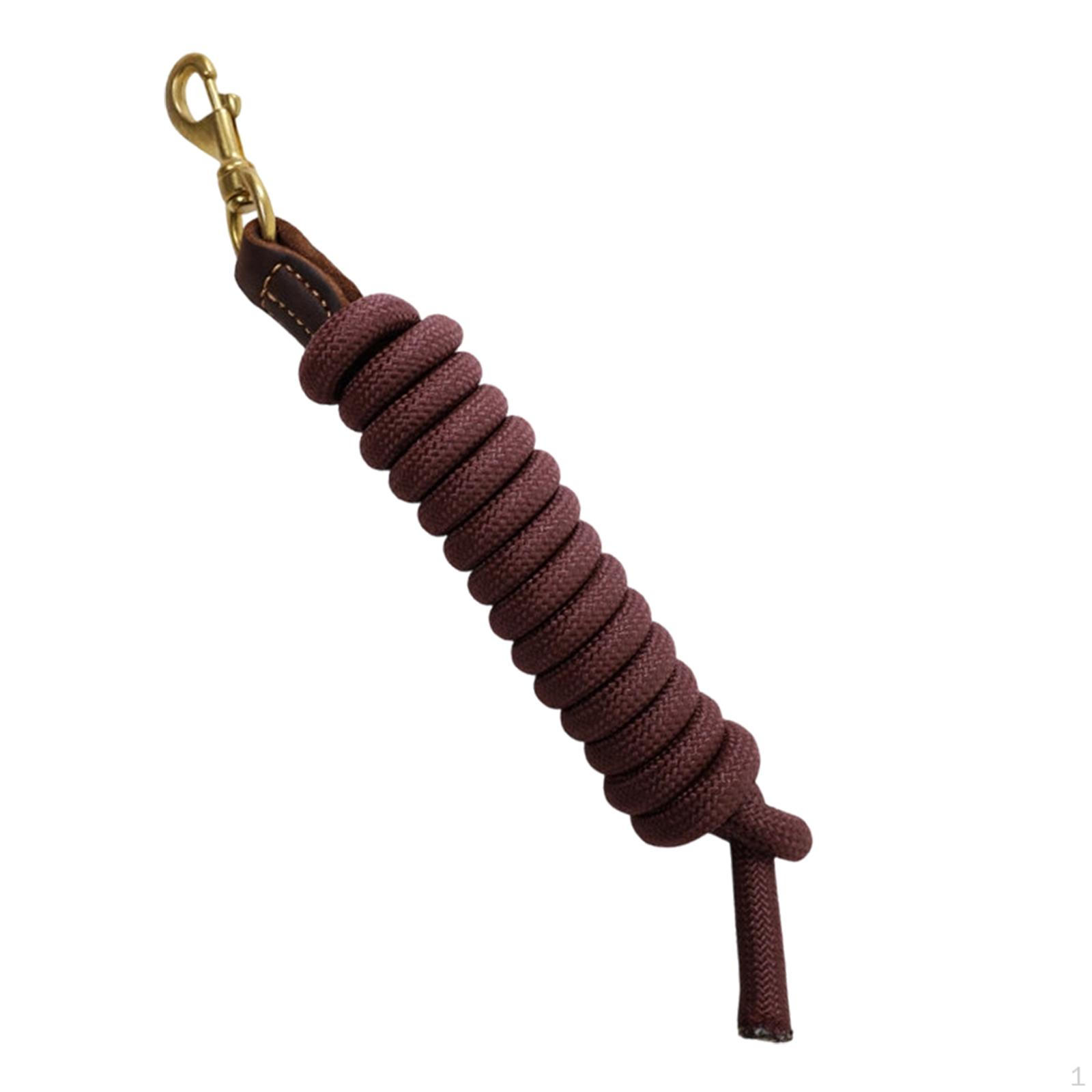 Rope Horse Tack with Snap Practical Strong Heavy Duty Lunge Leash for Walking Playing Daily Use коричневий
Rope Horse Tack with Snap Practical Strong Heavy Duty Lunge Leash for Walking Playing Daily Use коричневий