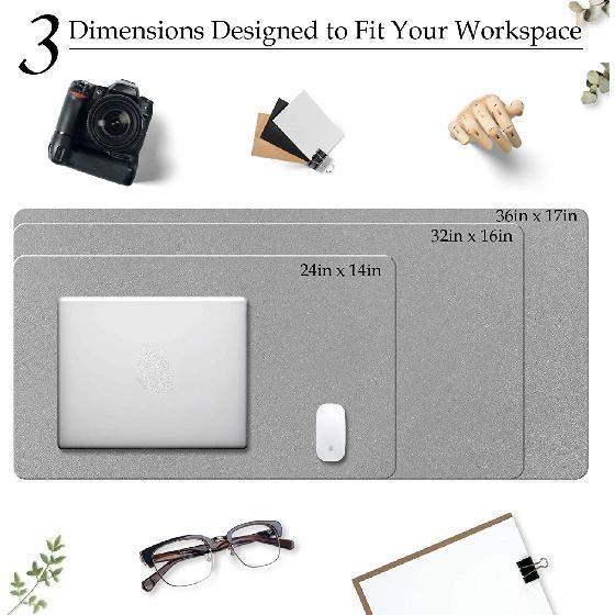 5-цветный 4-размерный дополнительный двухсторонний простой кожаный коврик для мыши, коврик для стола, коврик для офисных принадлежностей, подставка под стакан 60*30cm серый/белый
5-цветный 4-размерный дополнительный двухсторонний простой кожаный коврик для мыши, коврик для стола, коврик для офисных принадлежностей, подставка под стакан 60*30cm серый/белый