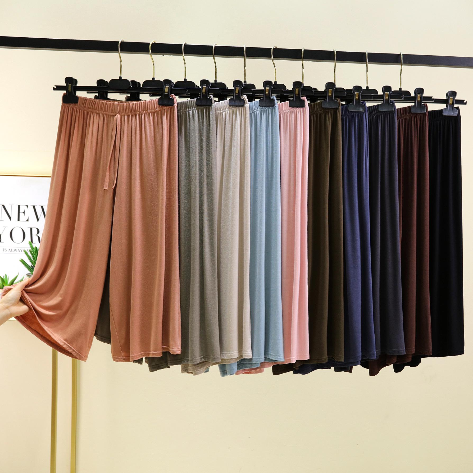 Modal Elastic Waist Wide-Leg Seven-Point Pants - Slimming, Versatile, Casual, Summer Home Pants 2XL
Modal Elastic Waist Wide-Leg Seven-Point Pants - Slimming, Versatile, Casual, Summer Home Pants 2XL