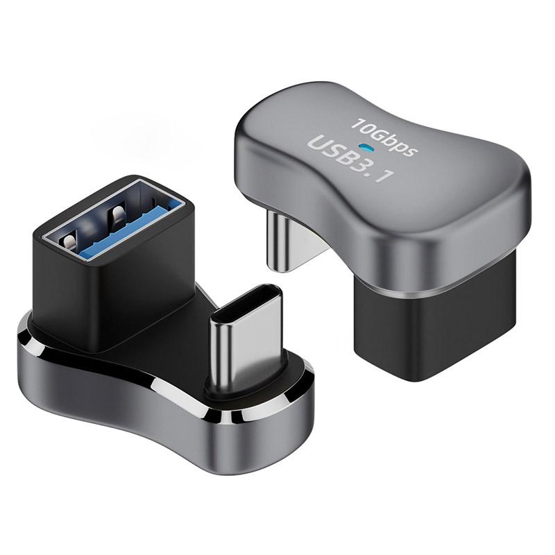 140W 10Gbps Type-C Male to USB Female Adapter U-Shaped Elbow USB3.1 Charging Cable Converter As Shown A
140W 10Gbps Type-C Male to USB Female Adapter U-Shaped Elbow USB3.1 Charging Cable Converter As Shown A