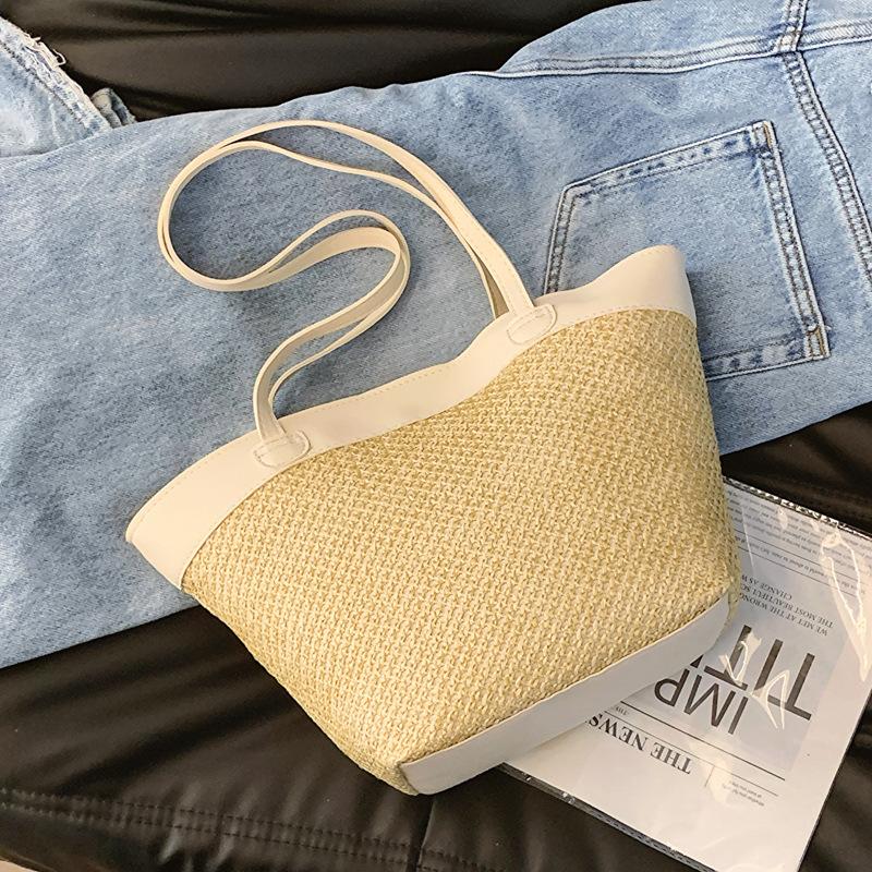 Casual commuter shoulder bag simple fashion tote bag 2024 simple new fashion retro woven bag women білий
Casual commuter shoulder bag simple fashion tote bag 2024 simple new fashion retro woven bag women білий