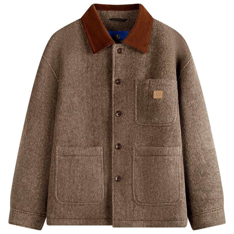 NVG.YOUNG Men s Barn Style Wool Blend Lapel Coat 2XL
NVG.YOUNG Men s Barn Style Wool Blend Lapel Coat 2XL