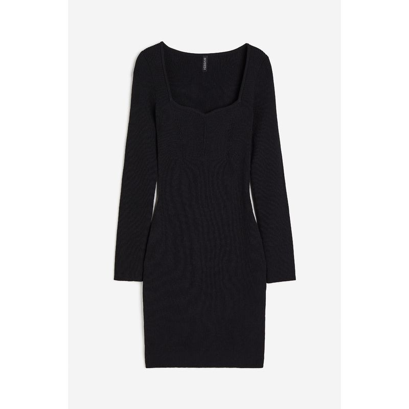 HM Women s Clothing Dress Autumn Fashionable Rib Knitting Peach Collar Slim Fit Skirt 1205805 Black 160/88A(S)
HM Women s Clothing Dress Autumn Fashionable Rib Knitting Peach Collar Slim Fit Skirt 1205805 Black 160/88A(S)