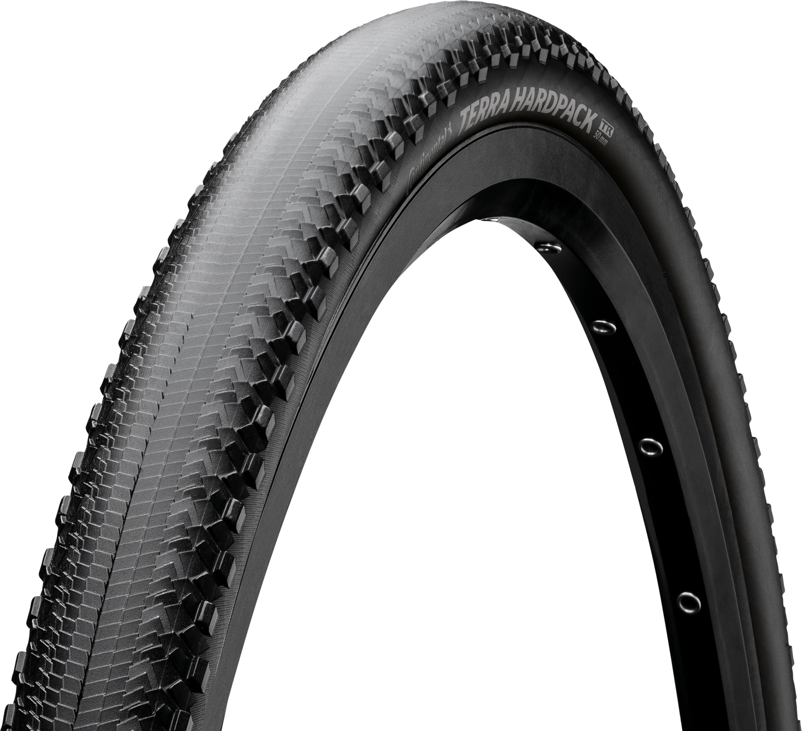 Continental Terra Hardpack ShieldWall Black/Black 700x50C Gravel Tire
Continental Terra Hardpack ShieldWall Black/Black 700x50C Gravel Tire