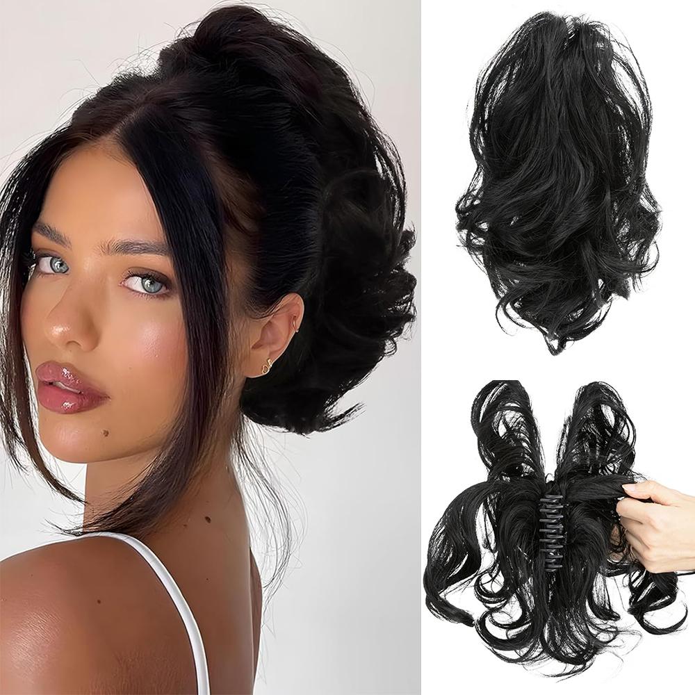 MISS WIG Synthetic Diy Claw Ponytail Hair Extensions Hairpiece Hair Bun Fake Black Blonde Natural Hair False Pigtail For Women Daily Wear 25cm
MISS WIG Synthetic Diy Claw Ponytail Hair Extensions Hairpiece Hair Bun Fake Black Blonde Natural Hair False Pigtail For Women Daily Wear 25cm
