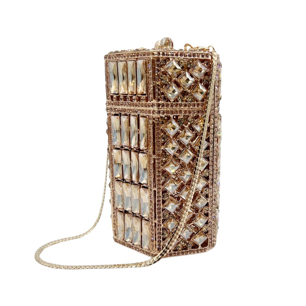 Stone clutch new hexagonal cylinder diamond set dinner bag banquet diamond clutch women s bag
Stone clutch new hexagonal cylinder diamond set dinner bag banquet diamond clutch women s bag