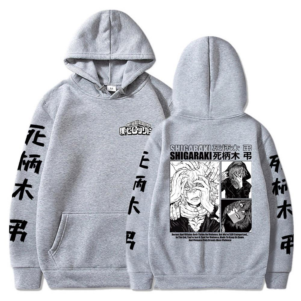 My Hero Academia Аніме Вуличний одяг MHA Shigaraki Tomura Print Чоловіки Жінки Манга Худі Harajuku Boku No Hero Academia Толстовка M сірий колір
My Hero Academia Аніме Вуличний одяг MHA Shigaraki Tomura Print Чоловіки Жінки Манга Худі Harajuku Boku No Hero Academia Толстовка M сірий колір