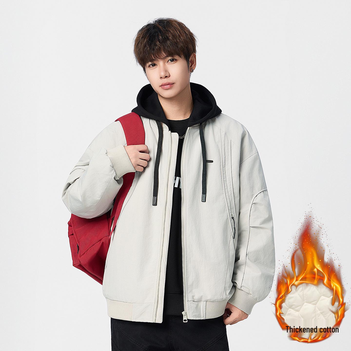 Men s Trendy Two-Piece Faux Jacket - Autumn/Winter 2025 - Loose, Hooded, Thick Double Cotton Workwear. 3XL бежевий
Men s Trendy Two-Piece Faux Jacket - Autumn/Winter 2025 - Loose, Hooded, Thick Double Cotton Workwear. 3XL бежевий