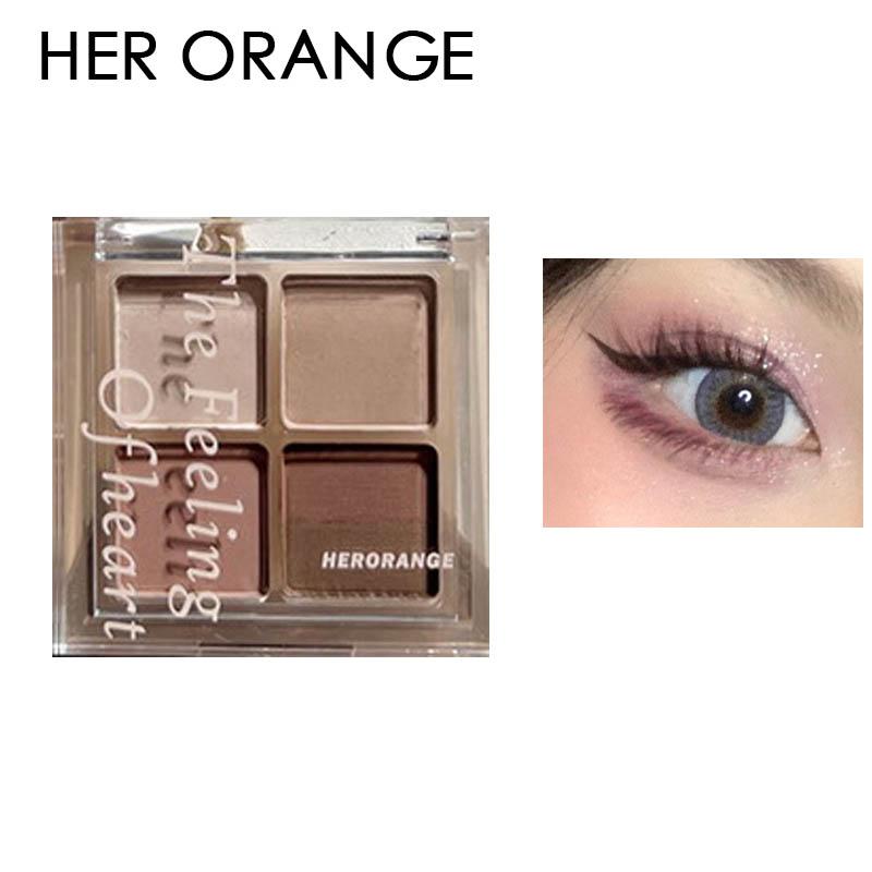 HER ORANGE ~ Нежные пятицветные тени для век, полностью матовая ненасыщенная серая пудра, коричневая кастрюля, цвет чая с молоком, палитра женских теней для век
HER ORANGE ~ Нежные пятицветные тени для век, полностью матовая ненасыщенная серая пудра, коричневая кастрюля, цвет чая с молоком, палитра женских теней для век