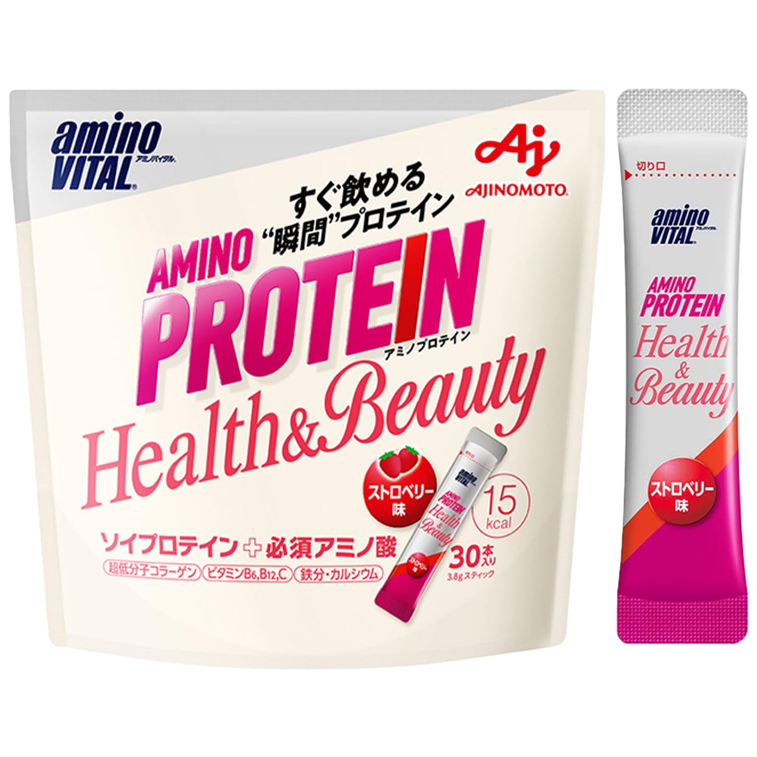 Ajinomoto Amino Vital Amino Protein для женщин со вкусом клубники, 30 штук, пакетик с аминокислотами BCAA EAA, соевым белком, коллагеном, диета для женщин
Ajinomoto Amino Vital Amino Protein для женщин со вкусом клубники, 30 штук, пакетик с аминокислотами BCAA EAA, соевым белком, коллагеном, диета для женщин