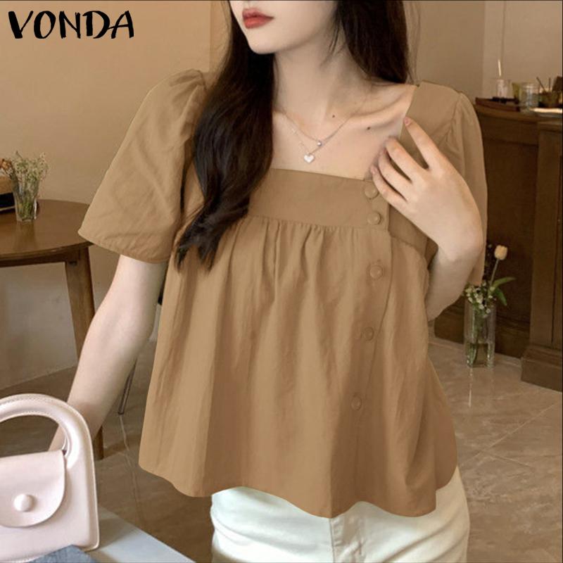 VONDA Women Girls Summer Square Collar Short Sleeve Buttons Casual Ruffled Blouse S рожевий
VONDA Women Girls Summer Square Collar Short Sleeve Buttons Casual Ruffled Blouse S рожевий