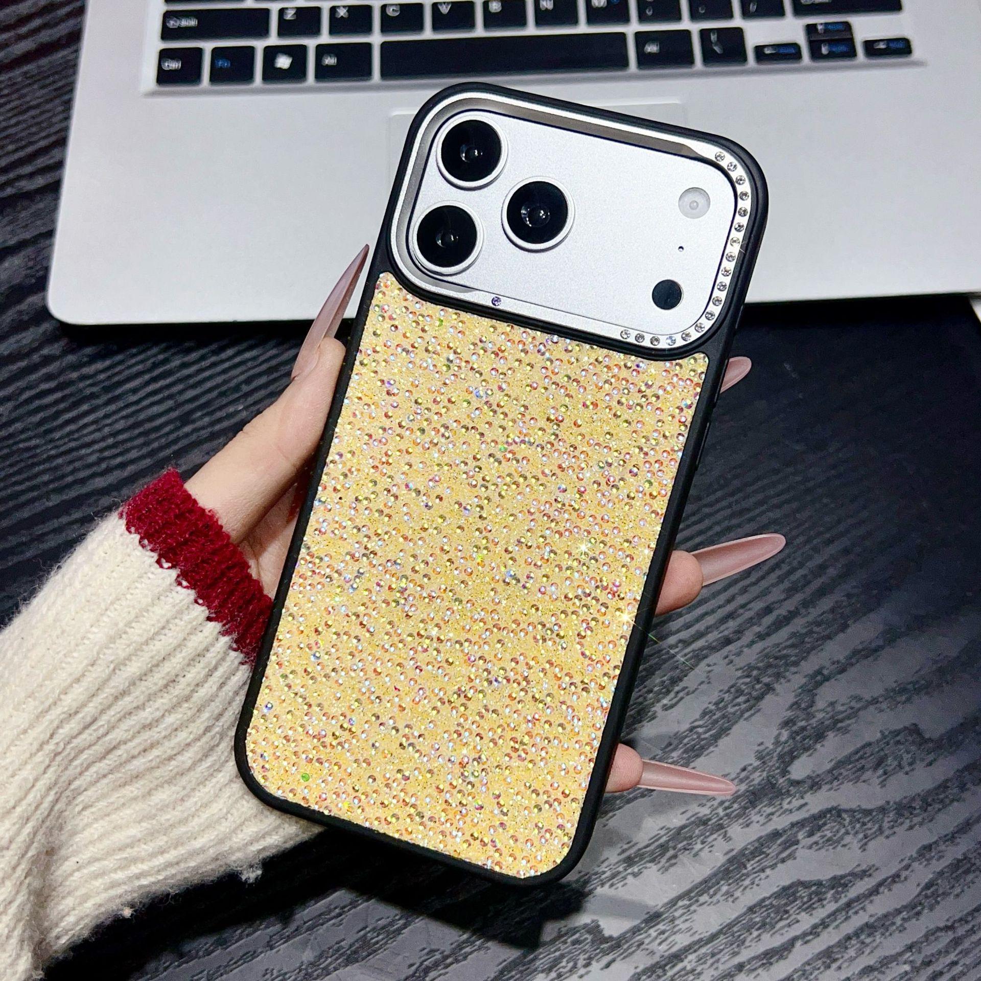 Compatible with iPhone 17 Pro Max: Pearl leather-textured case with diamond-studded lens and Apple 16 drop-proof protection. 17 Pro жёлтый
Compatible with iPhone 17 Pro Max: Pearl leather-textured case with diamond-studded lens and Apple 16 drop-proof protection. 17 Pro жёлтый