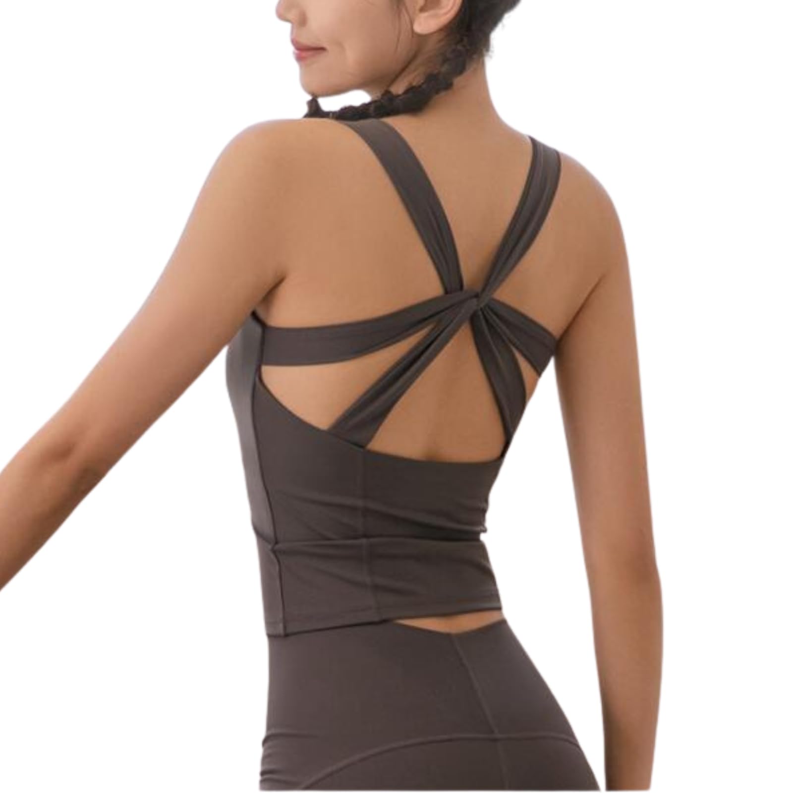 Machikaada Pilates Bra Top with a Stylish and Cute Back Square Perfect for Hot Yoga Charcoal Women s Design, Neck, (XL, Gray)
Machikaada Pilates Bra Top with a Stylish and Cute Back Square Perfect for Hot Yoga Charcoal Women s Design, Neck, (XL, Gray)