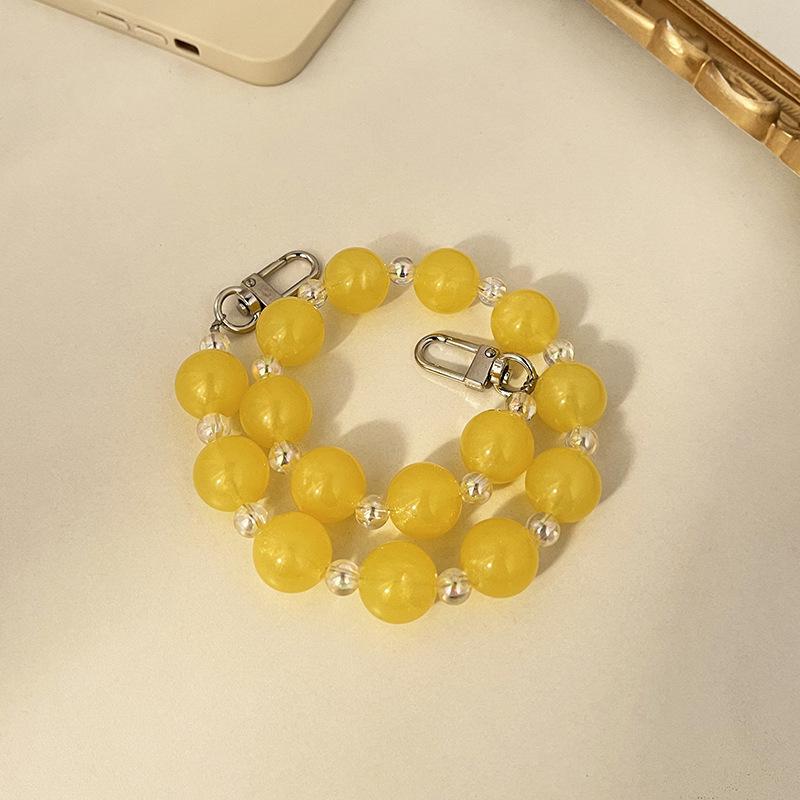 Dongdaemun Internet celebrity INS wind jelly color beaded anti-lost hand carry fashion chain mobile phone chain жёлтый
Dongdaemun Internet celebrity INS wind jelly color beaded anti-lost hand carry fashion chain mobile phone chain жёлтый