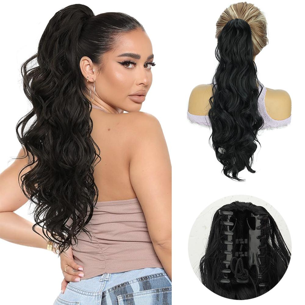 MISS WIG Synthetic Claw Ponytail Wig Extensions Long Wavy Curly High Temperature Fiber Easy To Wear Ponytail For Women Daily Wear 50cm
MISS WIG Synthetic Claw Ponytail Wig Extensions Long Wavy Curly High Temperature Fiber Easy To Wear Ponytail For Women Daily Wear 50cm