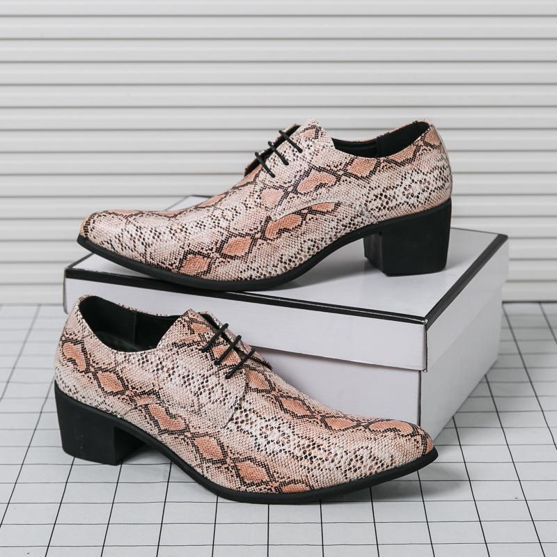 New Fashion Snakeskin Pattern Patent Leather Lace Up Dress Oxford Shoes For Men s Designer Wedding Oxfords Zapatos Hombre 38
New Fashion Snakeskin Pattern Patent Leather Lace Up Dress Oxford Shoes For Men s Designer Wedding Oxfords Zapatos Hombre 38