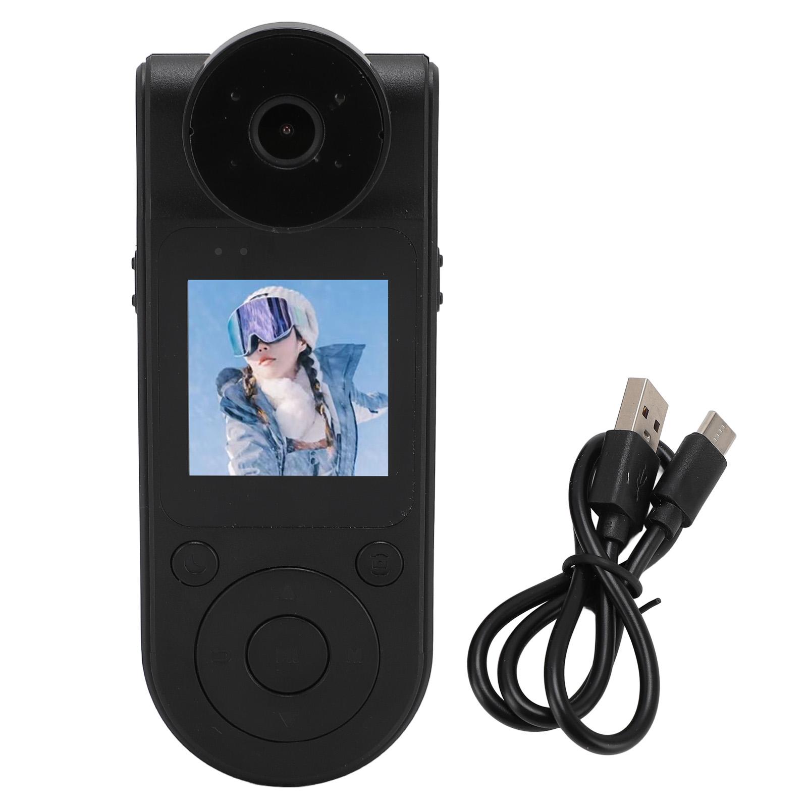 Body Camcorder with 180° Rotating Lens Back Clip Magnetic 2K 140° Wide Angle Motion Detection Body W
Body Camcorder with 180° Rotating Lens Back Clip Magnetic 2K 140° Wide Angle Motion Detection Body W