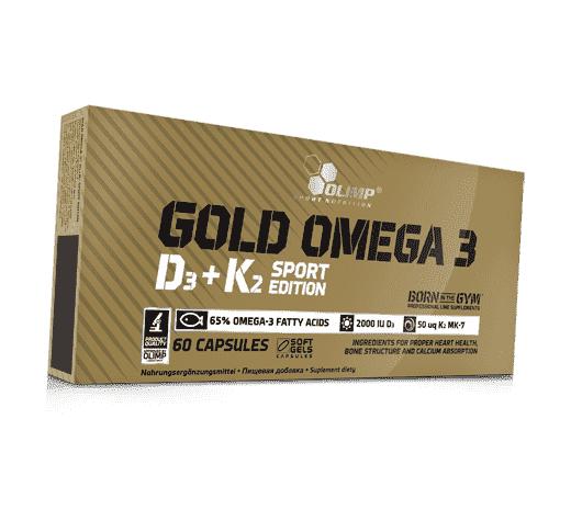 Омега 3 із Вітамінами Д3 К2, Gold Omega-3 D3+K2 Sport Edition, Olimp Nutrition (67283006) 60softgels
Омега 3 із Вітамінами Д3 К2, Gold Omega-3 D3+K2 Sport Edition, Olimp Nutrition (67283006) 60softgels