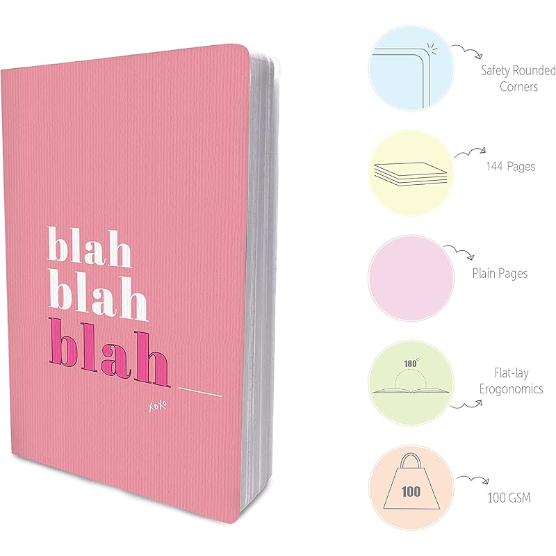 Factor Notes 90 Gsm A5 Notebook: Plain | 160 Pages (The Blah Blah) A5
Factor Notes 90 Gsm A5 Notebook: Plain | 160 Pages (The Blah Blah) A5