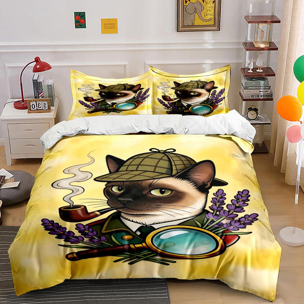 Cat, magnifying glass, lavender. Bedding sets Duvet cover sets Duvet covers Pillowcases(1 * Duvet Cover 2 * Pillowcases, without duvet insert) 135x200cm
Cat, magnifying glass, lavender. Bedding sets Duvet cover sets Duvet covers Pillowcases(1 * Duvet Cover 2 * Pillowcases, without duvet insert) 135x200cm