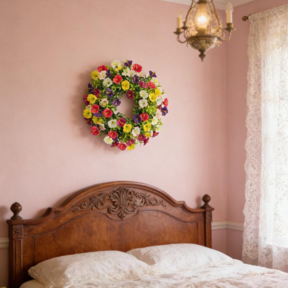 Flexible Artificial Wreath with Silk Trumpet Flowers and Detachable Vine Garland for Customized Door Wall Arrangement China Mainland
Flexible Artificial Wreath with Silk Trumpet Flowers and Detachable Vine Garland for Customized Door Wall Arrangement China Mainland