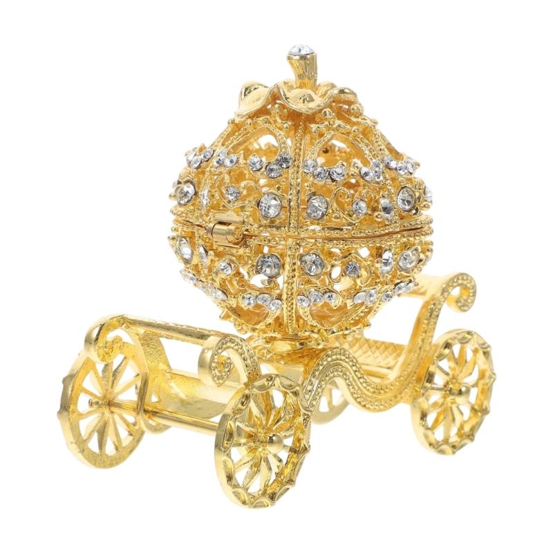 Vibrant Handpainted Alloy Jewelry Storage Trinket Box Elegant Pumpkin Carriages Ornament For Home Centerpiece And Travel
Vibrant Handpainted Alloy Jewelry Storage Trinket Box Elegant Pumpkin Carriages Ornament For Home Centerpiece And Travel