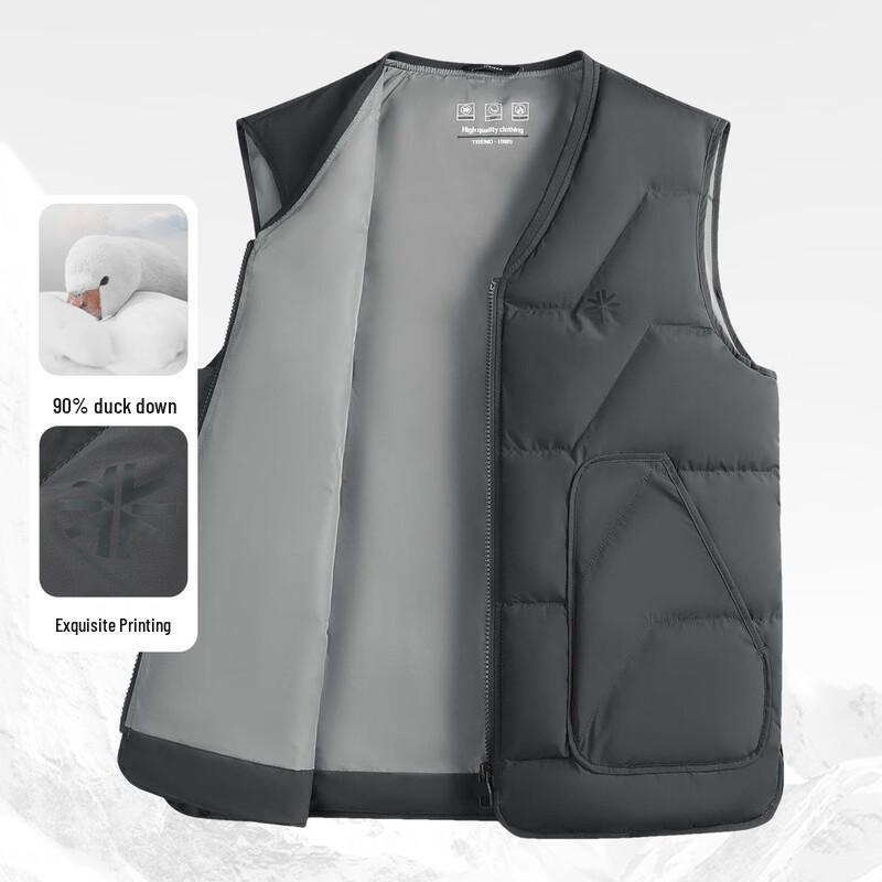 SNOWFLYING Men s Lightweight 90% Duck Down Vest 4XL
SNOWFLYING Men s Lightweight 90% Duck Down Vest 4XL