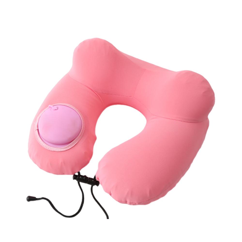 Soft U-Shaped Travel Pillow Ice Silk Neck Support Cushion Press To Inflate Pillow Office/School Pink-Set A
Soft U-Shaped Travel Pillow Ice Silk Neck Support Cushion Press To Inflate Pillow Office/School Pink-Set A