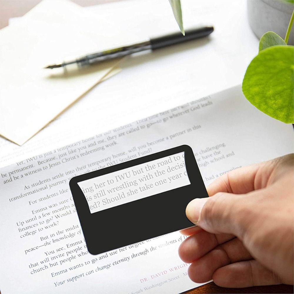 Pocket Book Newspaper Small Prints Loupe Lens Reading Magnifiers Magnifier Sheet Magnifying Glass Color Random
Pocket Book Newspaper Small Prints Loupe Lens Reading Magnifiers Magnifier Sheet Magnifying Glass Color Random