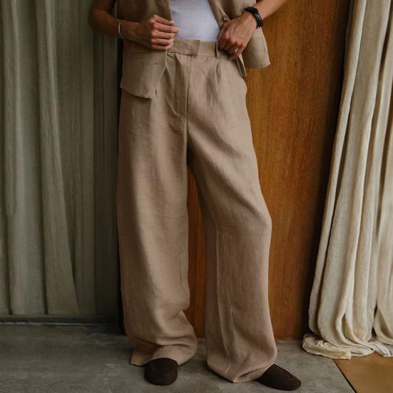 Yousheng Women Pants Elastic Waist Mid-rise Straight Wide Leg Long Trousers with Pockets Solid Color Floor Length Casual Pants S белый
Yousheng Women Pants Elastic Waist Mid-rise Straight Wide Leg Long Trousers with Pockets Solid Color Floor Length Casual Pants S белый