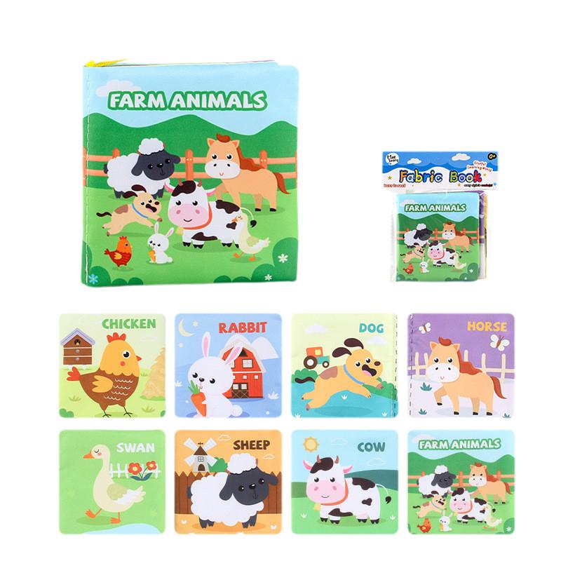 Baby Early Education Farm Animal Hand Book Tear-resistant Cognitive Baby Cloth Book Farm
Baby Early Education Farm Animal Hand Book Tear-resistant Cognitive Baby Cloth Book Farm