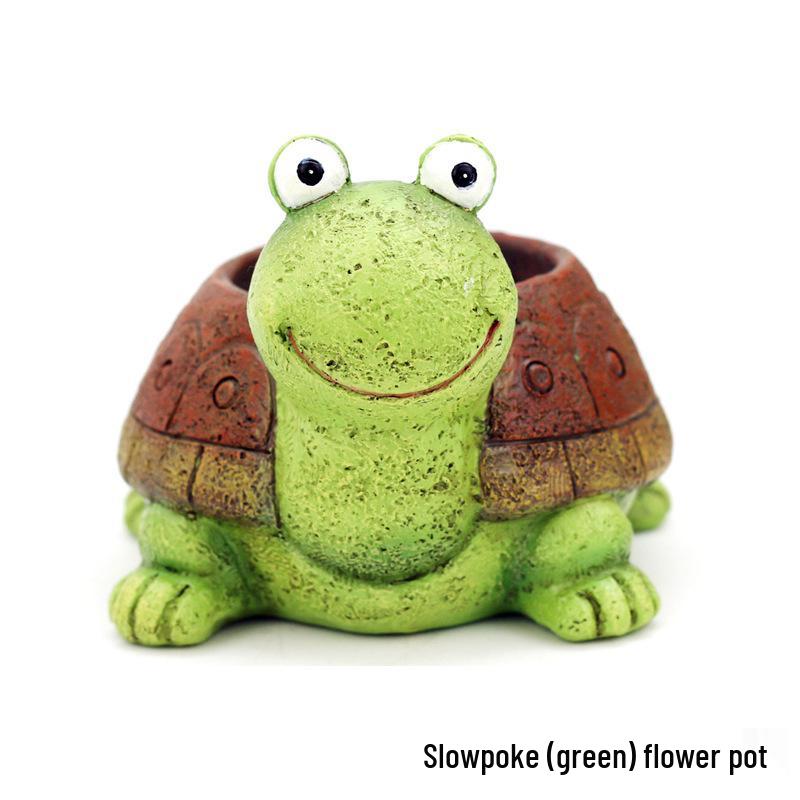 Креативный мультяшный горшок для суккулентов в виде черепахи: Микро-ландшафтный смоляной садовый декор и вазовые украшения
Креативный мультяшный горшок для суккулентов в виде черепахи: Микро-ландшафтный смоляной садовый декор и вазовые украшения