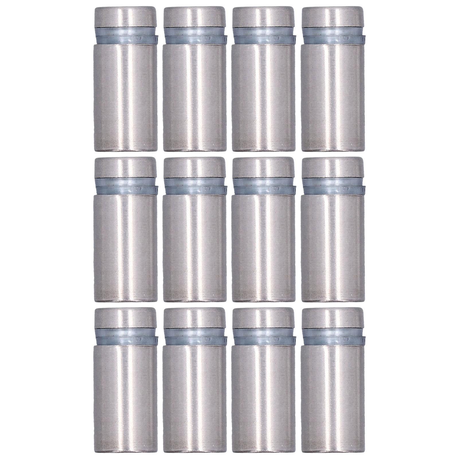 12Pcs Standoff Screws Stainless Steel Wall Sign Advertising Hardware Nail for Acrylic 12inx1in
12Pcs Standoff Screws Stainless Steel Wall Sign Advertising Hardware Nail for Acrylic 12inx1in