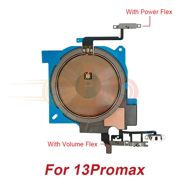 Wireless Charging Coil Sticker With Power Volume Flex Cable For iPhone 12 13 Mini 14 Pro Max Wireless Charger Panel Repair (1PC) For 13Promax
Wireless Charging Coil Sticker With Power Volume Flex Cable For iPhone 12 13 Mini 14 Pro Max Wireless Charger Panel Repair (1PC) For 13Promax