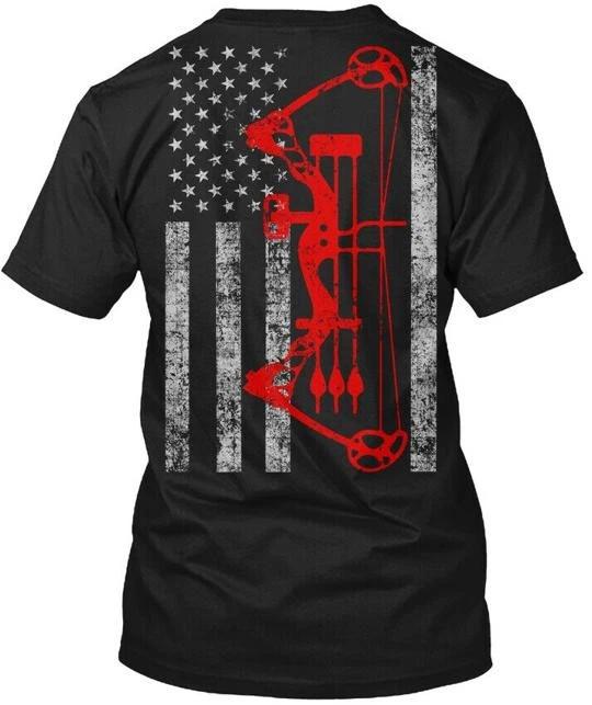 Archery Bow Hunting Flag T shirt Made in the USA Size S to 5XL XL
Archery Bow Hunting Flag T shirt Made in the USA Size S to 5XL XL