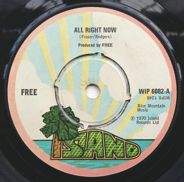 7inch Record FREE All Right Now WIP6082 ISLAND 1970 UK Rock Used
7inch Record FREE All Right Now WIP6082 ISLAND 1970 UK Rock Used
