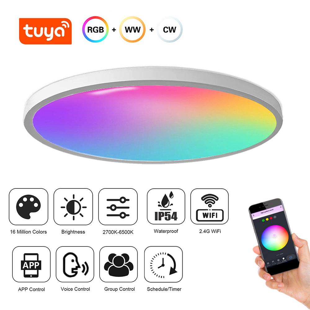 Zemiart Zigbee art Потолочный светильник TUYA WiFi Светодиодный светильник 24 Вт RGBCW с регулируемой яркостью Монтажная лампа Alexa Google Home Control Крытый
Zemiart Zigbee art Потолочный светильник TUYA WiFi Светодиодный светильник 24 Вт RGBCW с регулируемой яркостью Монтажная лампа Alexa Google Home Control Крытый