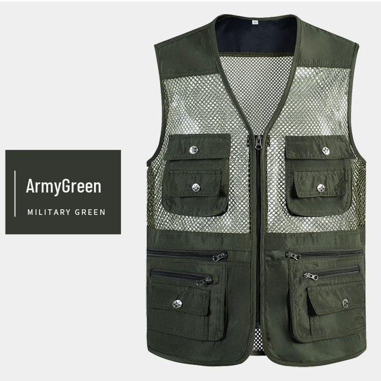 Men s Lightweight Mesh Vest: Multi-Pocket Design for Summer Outdoor Activities and Photography XL (100-130 lbs)
Men s Lightweight Mesh Vest: Multi-Pocket Design for Summer Outdoor Activities and Photography XL (100-130 lbs)