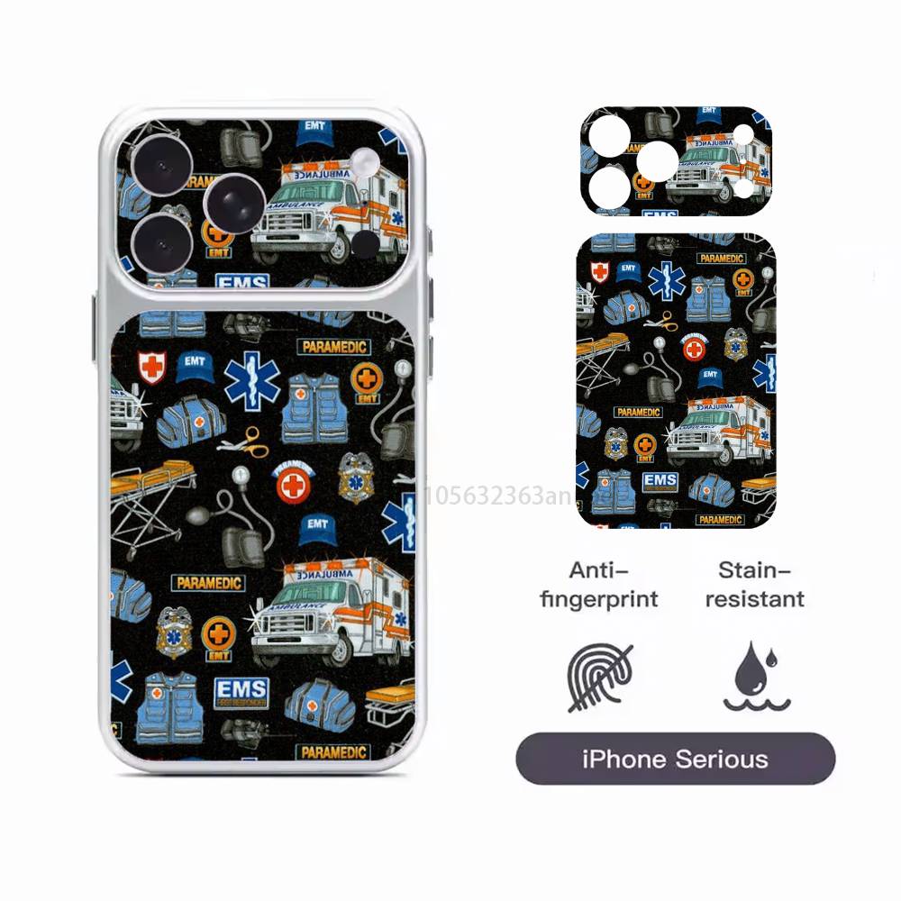 EMT EMS Ambulance Repeatedly Pasted For iPhone 17 Pro ProMax Back Sticker Cover iPhone17pro
EMT EMS Ambulance Repeatedly Pasted For iPhone 17 Pro ProMax Back Sticker Cover iPhone17pro