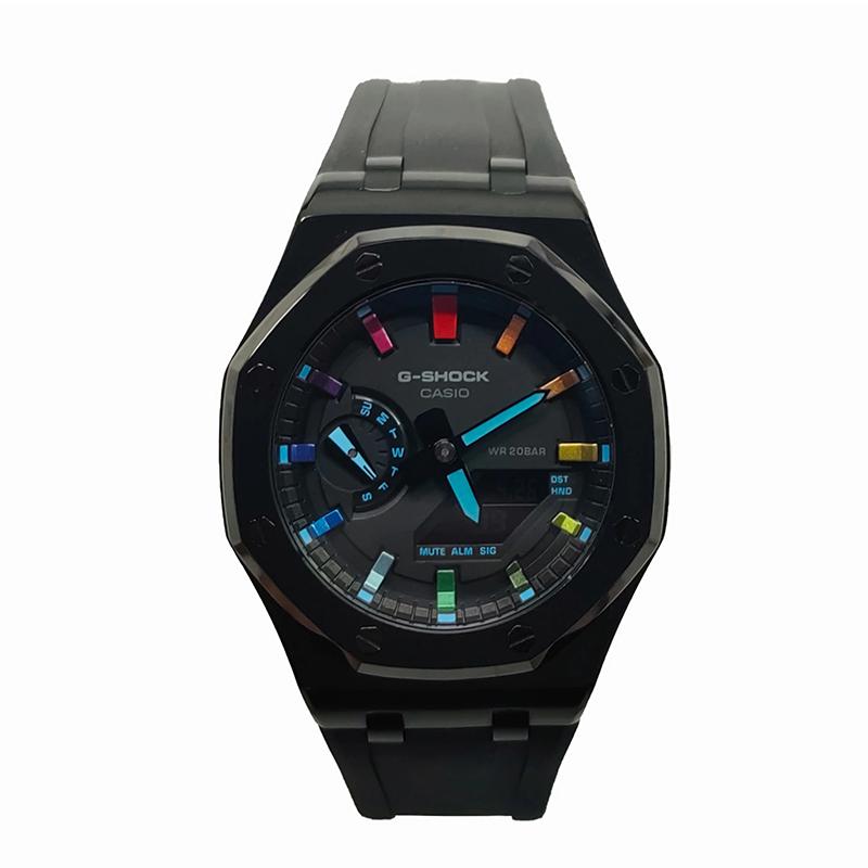 CASIO Men Liquid Crystal,Analog Dual Display Series 44mm Black Watch GA-2100-1A1(Watch3--)
CASIO Men Liquid Crystal,Analog Dual Display Series 44mm Black Watch GA-2100-1A1(Watch3--)