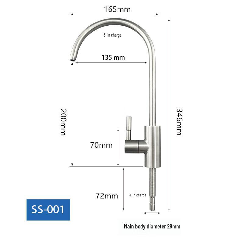 TLXT 316 Stainless Steel Water Purifier Faucet
TLXT 316 Stainless Steel Water Purifier Faucet