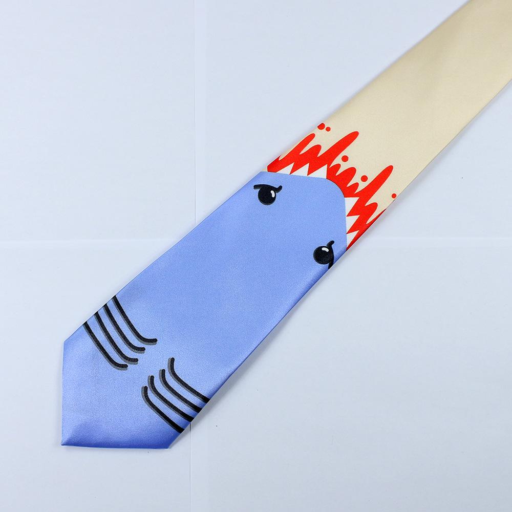 Shark Collar Anime Cosplay Color Block Tie - Cute & Versatile Suit Accessory 147*8 cm
Shark Collar Anime Cosplay Color Block Tie - Cute & Versatile Suit Accessory 147*8 cm